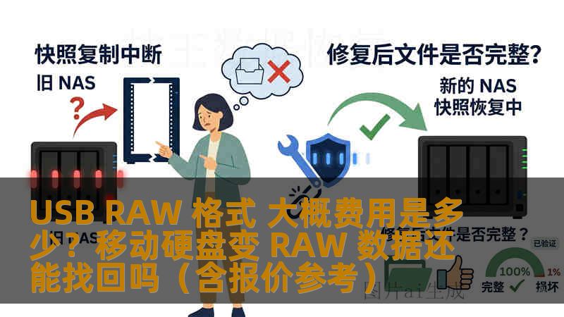 USB RAW 格式 大概费用是多少？移动硬盘变 RAW 数据还能找回吗（含报价参考）