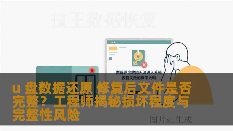u 盘数据还原 修复后文件是否完整？工程师揭秘损坏程度与完整性风险