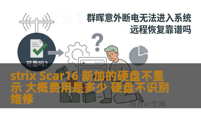 strix Scar16 新加的硬盘不显示 大概费用是多少 硬盘不识别维修