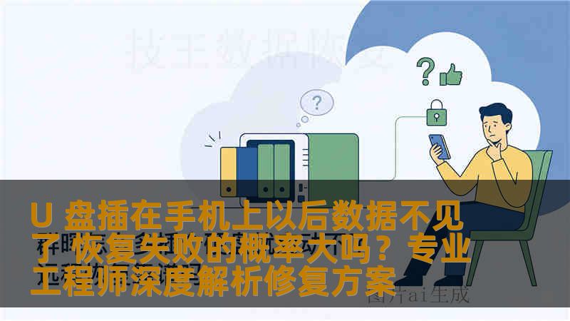 U 盘插在手机上以后数据不见了 恢复失败的概率大吗？专业工程师深度解析修复方案