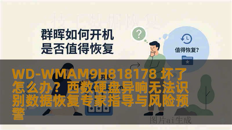 WD-WMAM9H818178 坏了怎么办？西数硬盘异响无法识别数据恢复专家指导与风险预警