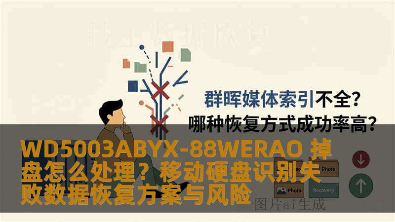 WD5003ABYX-88WERAO 掉盘怎么处理？移动硬盘识别失败数据恢复方案与风险