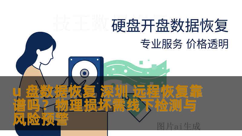 u 盘数据恢复 深圳 远程恢复靠谱吗？物理损坏需线下检测与风险预警