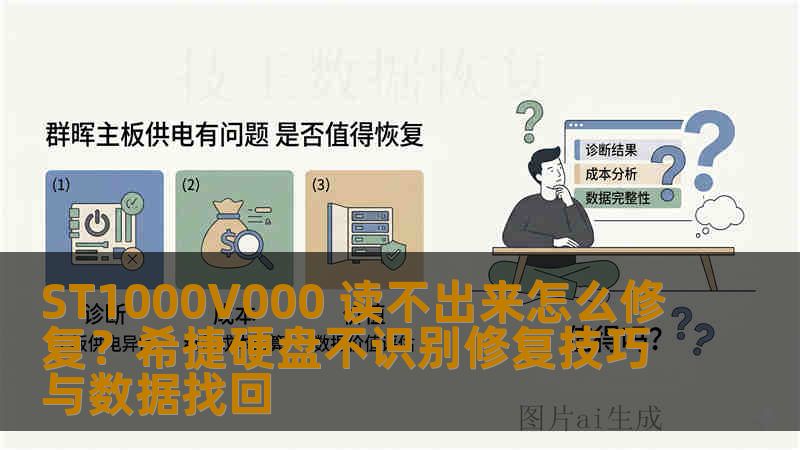 ST1000V000 读不出来怎么修复？希捷硬盘不识别修复技巧与数据找回