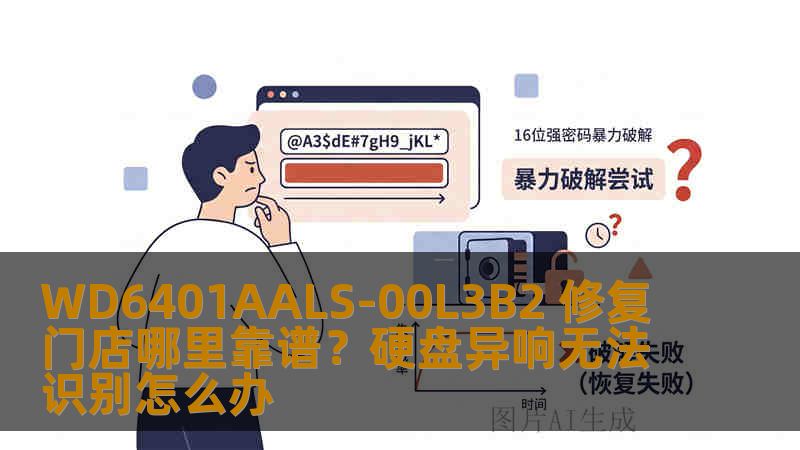 WD6401AALS-00L3B2 修复门店哪里靠谱？硬盘异响无法识别怎么办