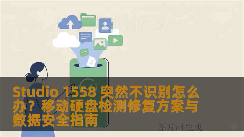 Studio 1558 突然不识别怎么办？移动硬盘检测修复方案与数据安全指南
