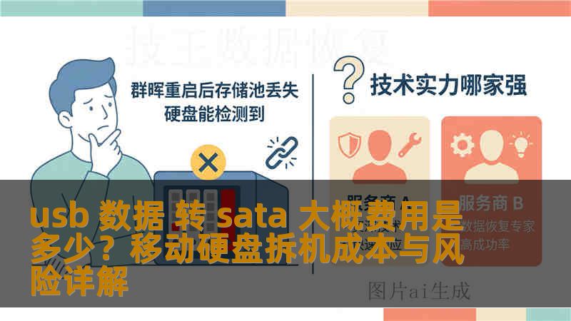 usb 数据 转 sata 大概费用是多少？移动硬盘拆机成本与风险详解