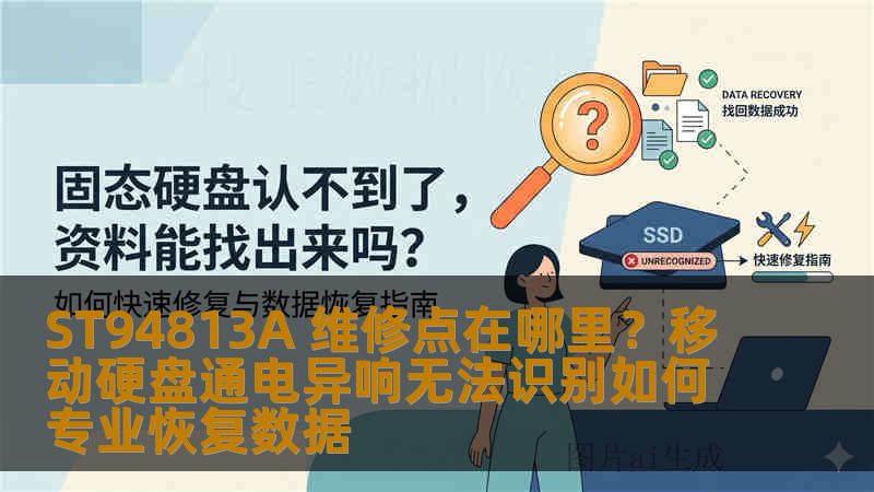 ST94813A 维修点在哪里？移动硬盘通电异响无法识别如何专业恢复数据