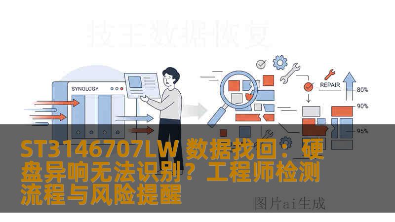 ST3146707LW 数据找回：硬盘异响无法识别？工程师检测流程与风险提醒