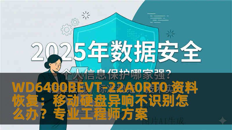 WD6400BEVT-22A0RT0 资料恢复：移动硬盘异响不识别怎么办？专业工程师方案