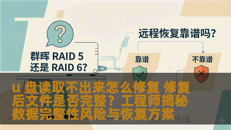 u 盘读取不出来怎么修复 修复后文件是否完整？工程师揭秘数据完整性风险与恢复方案