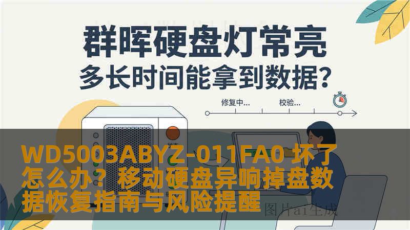 WD5003ABYZ-011FA0 坏了怎么办？移动硬盘异响掉盘数据恢复指南与风险提醒