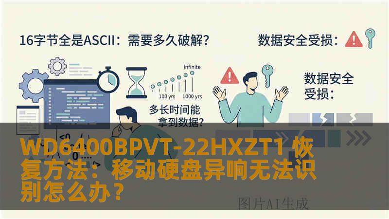 WD6400BPVT-22HXZT1 恢复方法：移动硬盘异响无法识别怎么办？