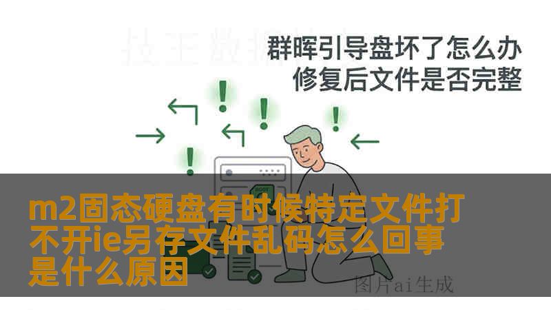 m2固态硬盘有时候特定文件打不开ie另存文件乱码怎么回事是什么原因