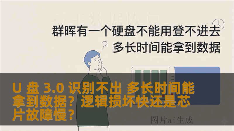 U 盘 3.0 识别不出 多长时间能拿到数据？逻辑损坏快还是芯片故障慢？