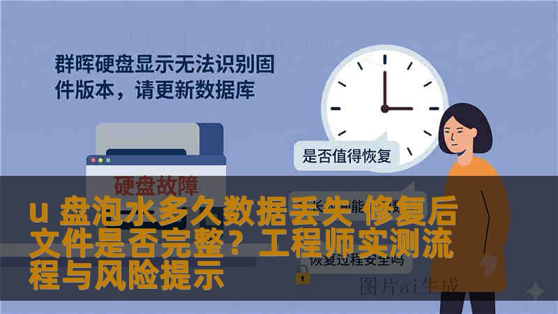 u 盘泡水多久数据丢失 修复后文件是否完整？工程师实测流程与风险提示