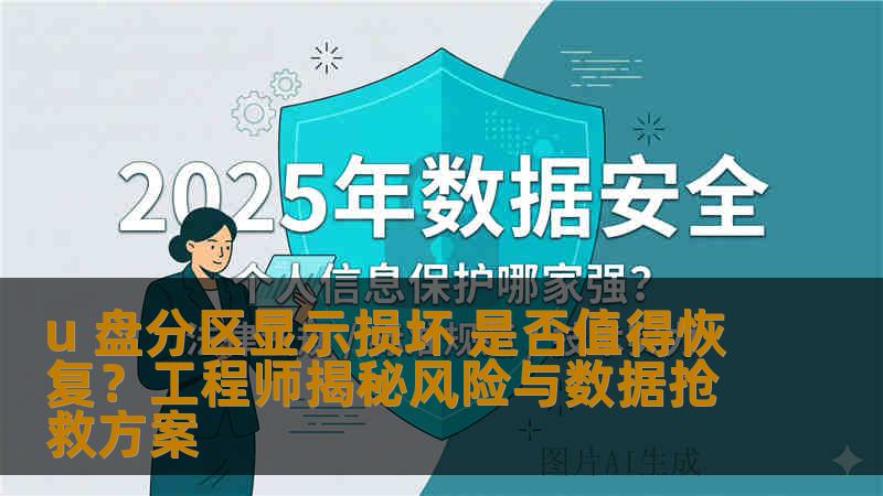 u 盘分区显示损坏 是否值得恢复？工程师揭秘风险与数据抢救方案