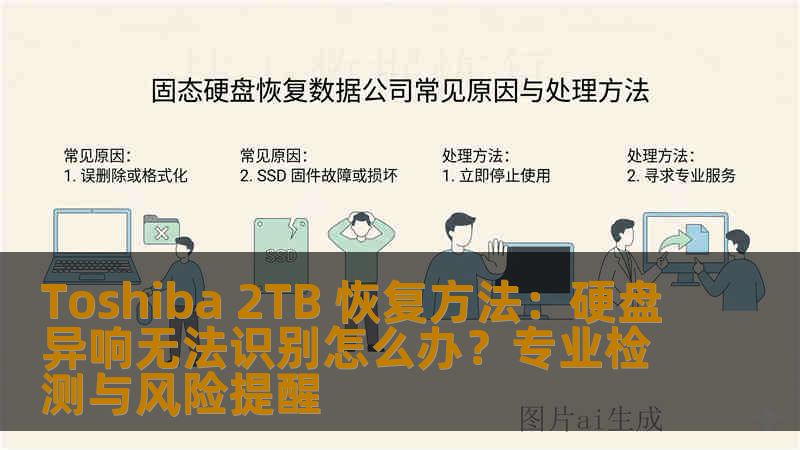 Toshiba 2TB 恢复方法：硬盘异响无法识别怎么办？专业检测与风险提醒