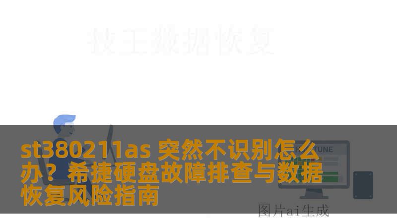 st380211as 突然不识别怎么办？希捷硬盘故障排查与数据恢复风险指南