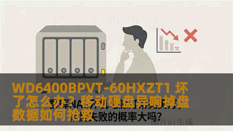 WD6400BPVT-60HXZT1 坏了怎么办？移动硬盘异响掉盘数据如何抢救