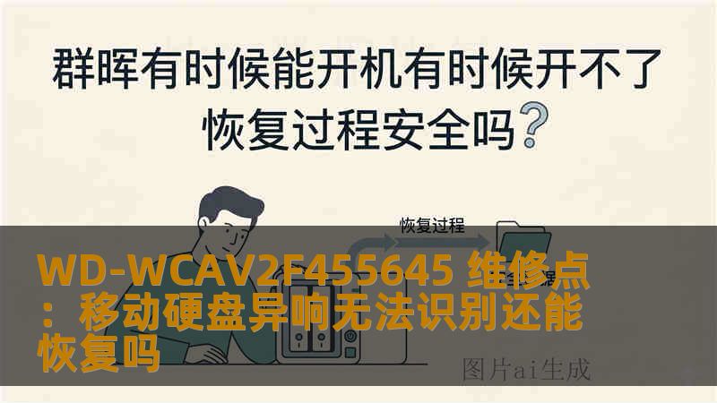 WD-WCAV2F455645 维修点：移动硬盘异响无法识别还能恢复吗