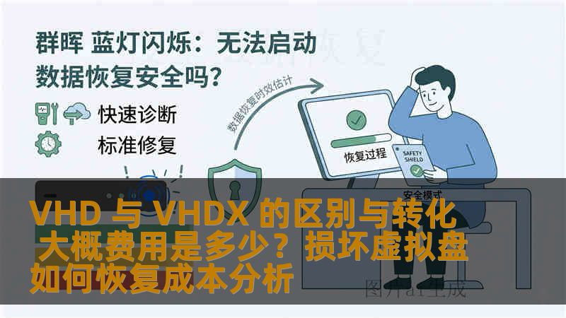 VHD 与 VHDX 的区别与转化 大概费用是多少？损坏虚拟盘如何恢复成本分析