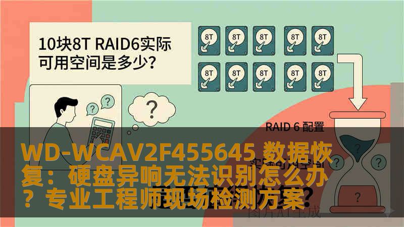 WD-WCAV2F455645 数据恢复：硬盘异响无法识别怎么办？专业工程师现场检测方案
