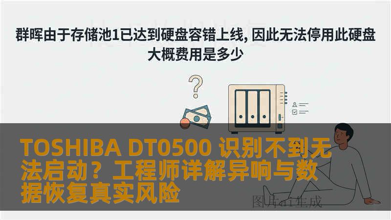 TOSHIBA DT0500 识别不到无法启动？工程师详解异响与数据恢复真实风险