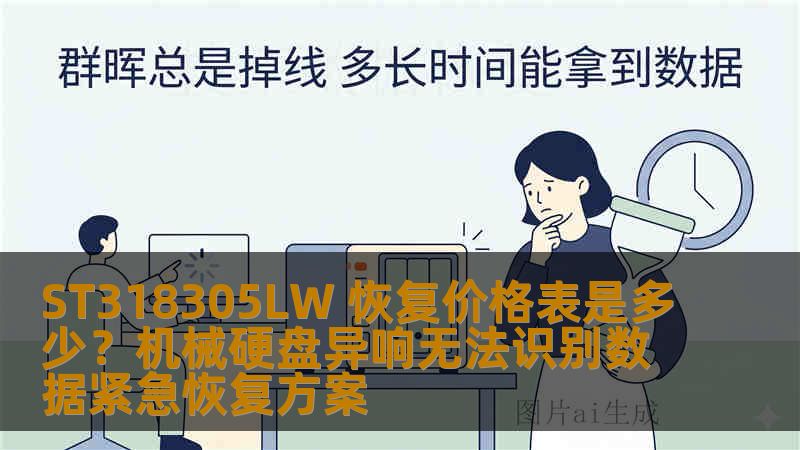ST318305LW 恢复价格表是多少？机械硬盘异响无法识别数据紧急恢复方案