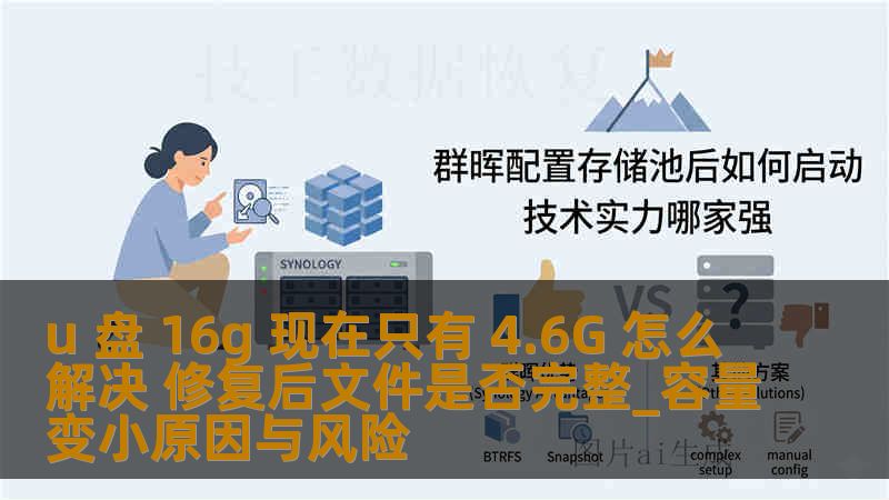 u 盘 16g 现在只有 4.6G 怎么解决 修复后文件是否完整_容量变小原因与风险