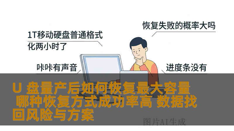 U 盘量产后如何恢复最大容量 哪种恢复方式成功率高 数据找回风险与方案