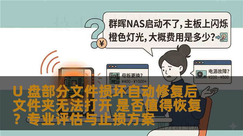 U 盘部分文件损坏自动修复后文件夹无法打开 是否值得恢复？专业评估与止损方案