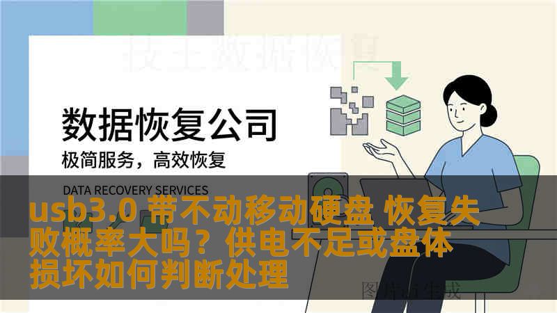 usb3.0 带不动移动硬盘 恢复失败概率大吗？供电不足或盘体损坏如何判断处理