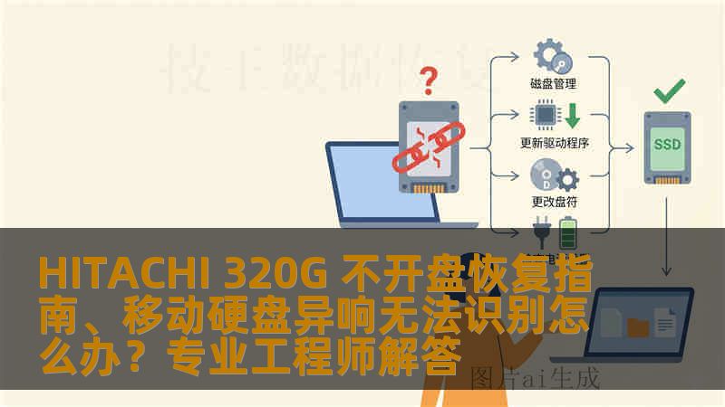 HITACHI 320G 不开盘恢复指南、移动硬盘异响无法识别怎么办？专业工程师解答