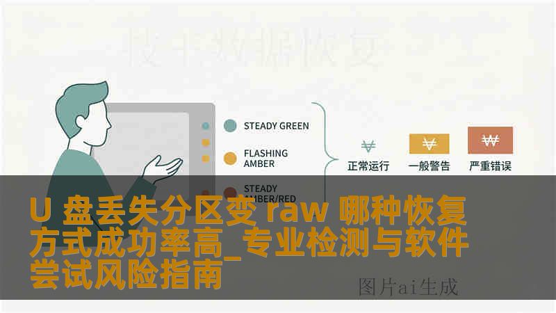 U 盘丢失分区变 raw 哪种恢复方式成功率高_专业检测与软件尝试风险指南
