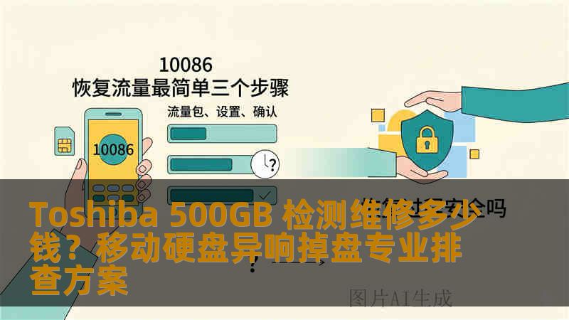 Toshiba 500GB 检测维修多少钱？移动硬盘异响掉盘专业排查方案