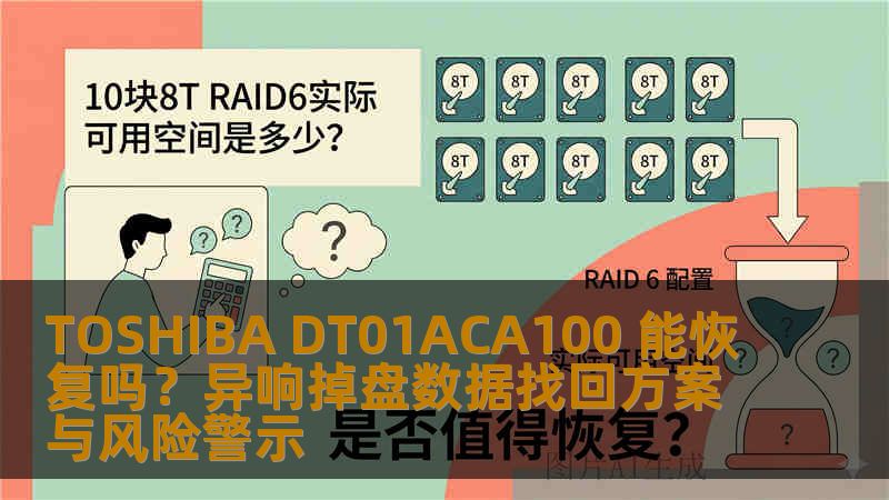 TOSHIBA DT01ACA100 能恢复吗？异响掉盘数据找回方案与风险警示