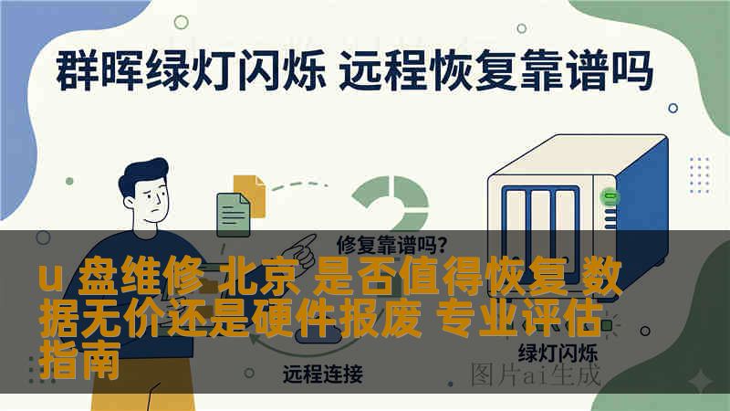 u 盘维修 北京 是否值得恢复 数据无价还是硬件报废 专业评估指南