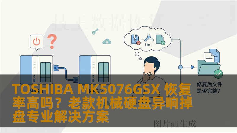 TOSHIBA MK5076GSX 恢复率高吗？老款机械硬盘异响掉盘专业解决方案