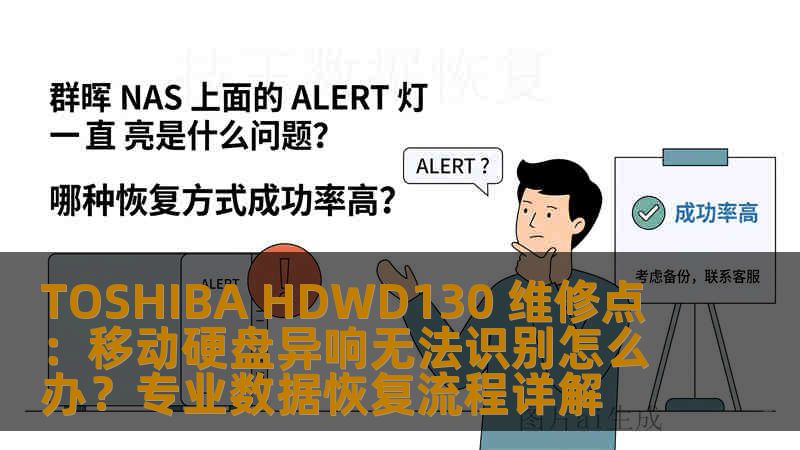 TOSHIBA HDWD130 维修点：移动硬盘异响无法识别怎么办？专业数据恢复流程详解