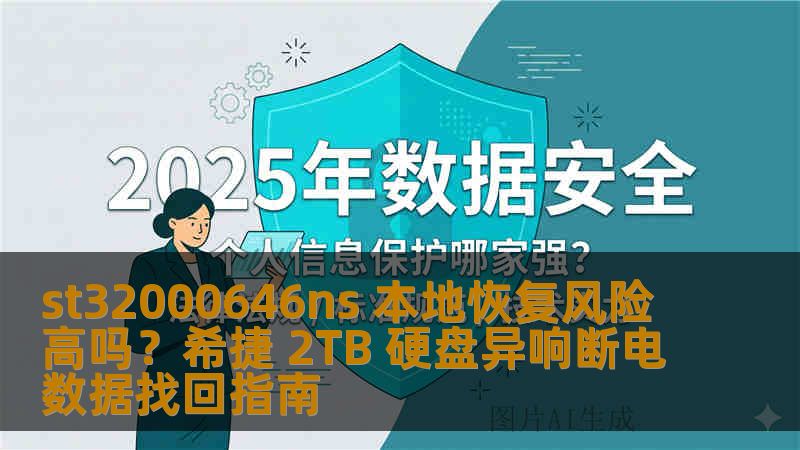 st32000646ns 本地恢复风险高吗？希捷 2TB 硬盘异响断电数据找回指南