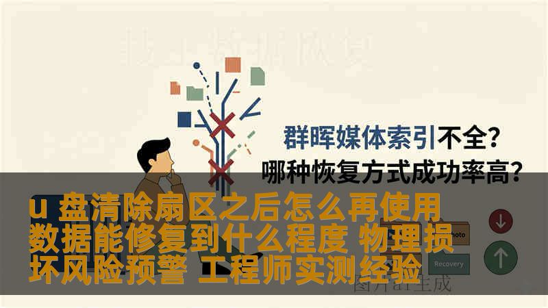 u 盘清除扇区之后怎么再使用 数据能修复到什么程度 物理损坏风险预警 工程师实测经验