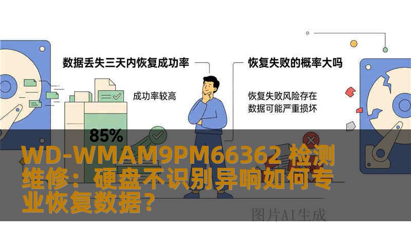 WD-WMAM9PM66362 检测维修：硬盘不识别异响如何专业恢复数据？