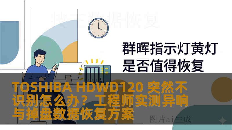 TOSHIBA HDWD120 突然不识别怎么办？工程师实测异响与掉盘数据恢复方案