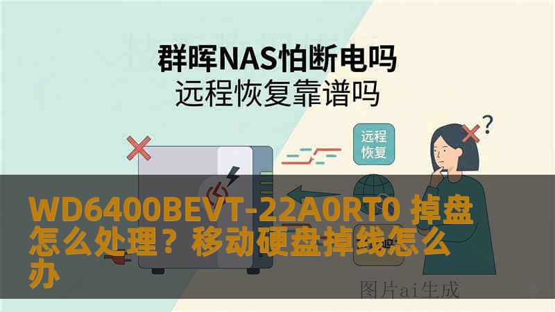 WD6400BEVT-22A0RT0 掉盘怎么处理？移动硬盘掉线怎么办