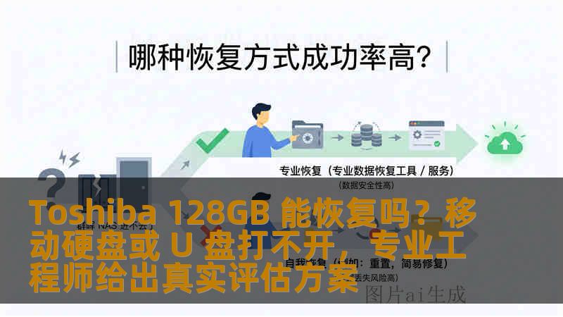 Toshiba 128GB 能恢复吗？移动硬盘或 U 盘打不开，专业工程师给出真实评估方案