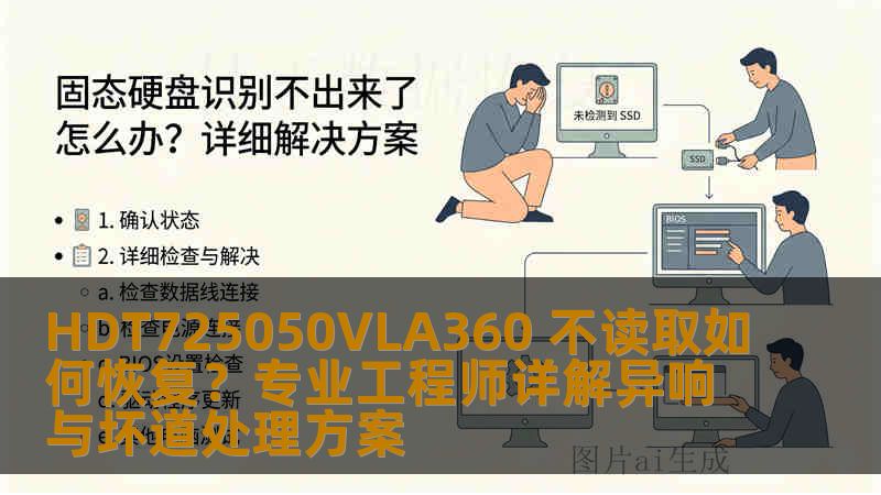 HDT725050VLA360 不读取如何恢复？专业工程师详解异响与坏道处理方案