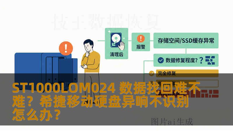 ST1000LOM024 数据找回难不难？希捷移动硬盘异响不识别怎么办？