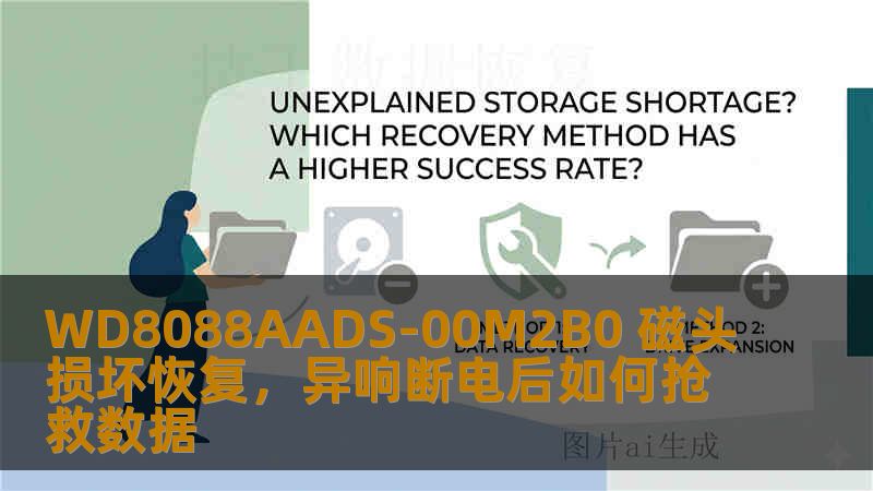 WD8088AADS-00M2B0 磁头损坏恢复，异响断电后如何抢救数据
