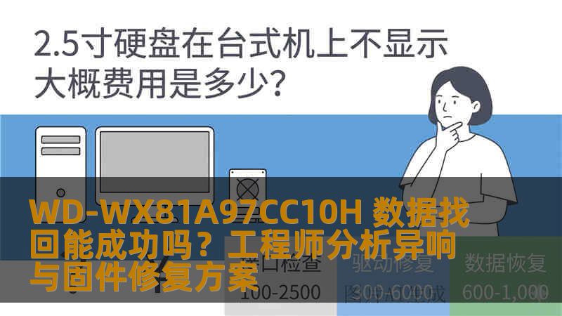 WD-WX81A97CC10H 数据找回能成功吗？工程师分析异响与固件修复方案